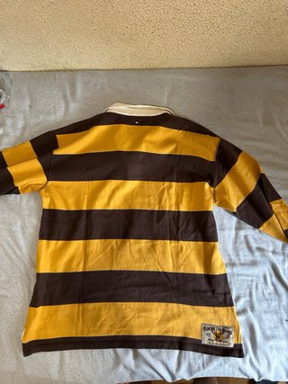 Polo Tommy Hilfiger Rayas Marrón/Amarillo