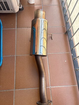 Tramo final escape Honda Civic EP3