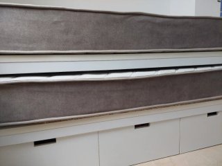 Cama nido blanca con cajones