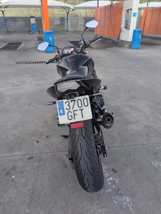 Kawasaki Z750 Negra