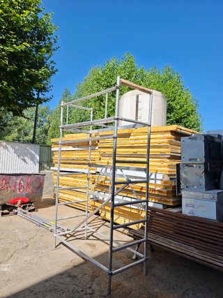 Andamio de aluminio para construcción