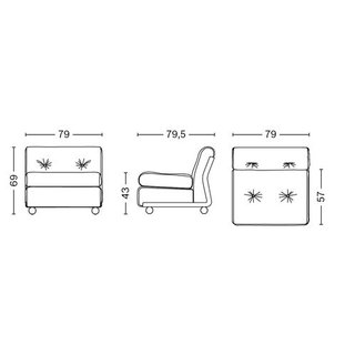 Sillón Amanta HAY gris