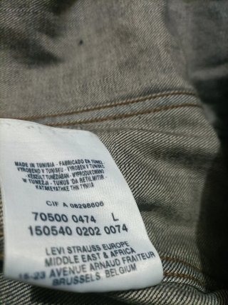 Cazadora Vaquera Levi's Hombre Talla L