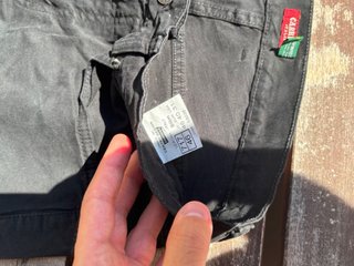 Pantalone Carrera Nero Regular Fit Taglia 46