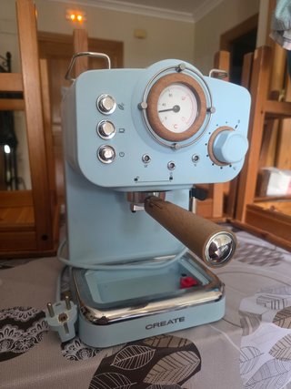Cafetera Retro Azul