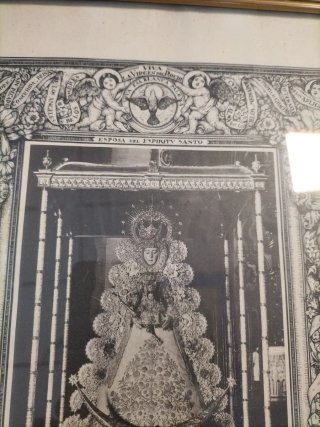 Cuadro Virgen del Rocío Esposa del Espíritu Santo