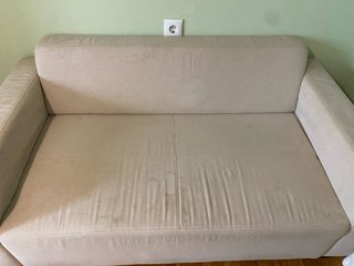 Sofá de tela Ikea beige