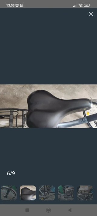 Bicicleta urbana Btwin azul
