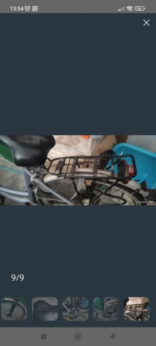 Bicicleta urbana Btwin azul