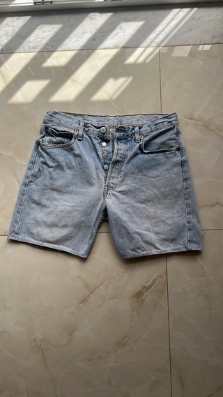 Shorts Levi's Jeans Blu Denim