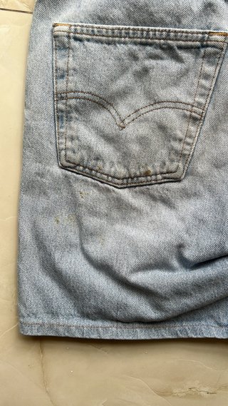 Shorts Levi's Jeans Blu Denim
