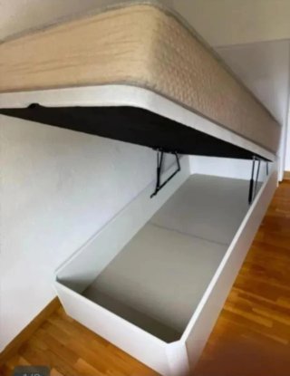 Letto smontabile con materassi in memory foam