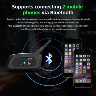 intercomunicador moto EJEAS V6 Pro+ pack 2 IP67