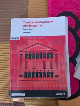 Tramitación procesal y administrativa turno libre