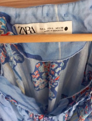 Vestido largo Zara