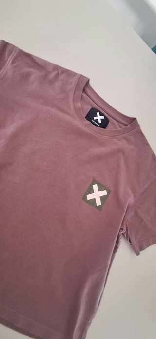 Camiseta Mujer Blue Banana Verde y Rosa