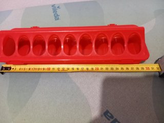 Comedouro para Aves Vermelho