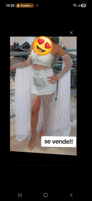 Vestido de fiesta blanco
