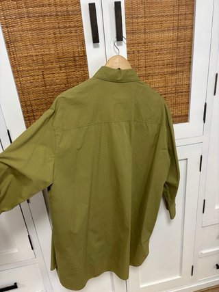 Camisa oversize Bershka verde M