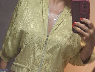 Chaqueta bomber mujer tejido jacquard
