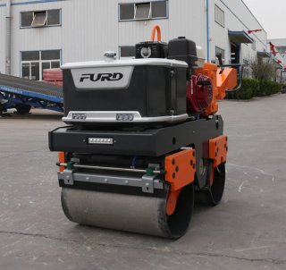 Mini Rodillo Compactador Vibratorio Doble Tambor