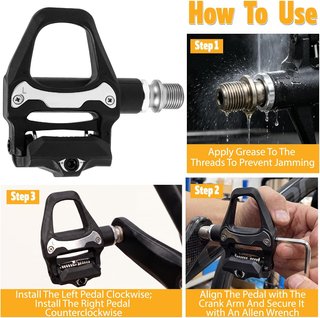 Pedales automáticos compatibles Shimano SPD nuevos