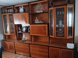 Mobile bar design in legno e vetro