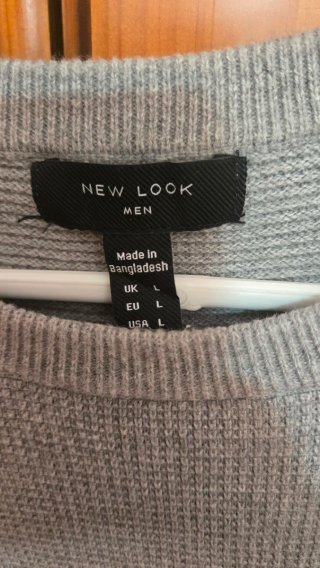 Jersey New Look Gris Talla L