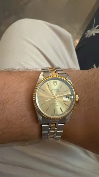 Tudor Prince Oysterdate Oro y Plata