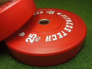 2 Discos Bumper Olímpicos 25kg FitnessTech