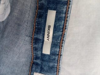 Pull&Bear Pantalón Corto Desgastado Azul