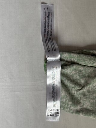 Bershka Mini Dress Green Floral Cute Summer Casual