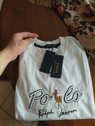 Maglietta Polo Ralph Lauren Bianca xxl
