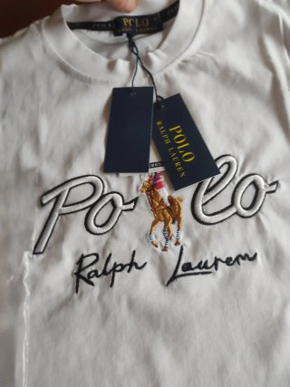 Maglietta Polo Ralph Lauren Bianca xxl