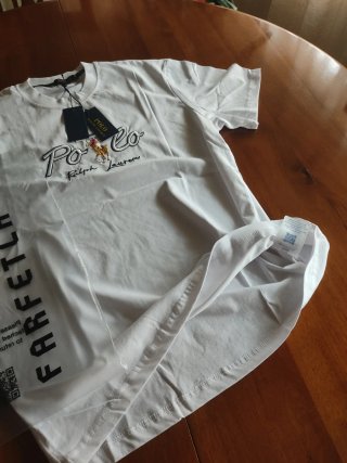 Maglietta Polo Ralph Lauren Bianca xxl