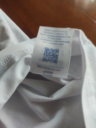Maglietta Polo Ralph Lauren Bianca xxl