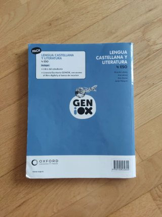 Lengua castellana y literatura Geniox 4°