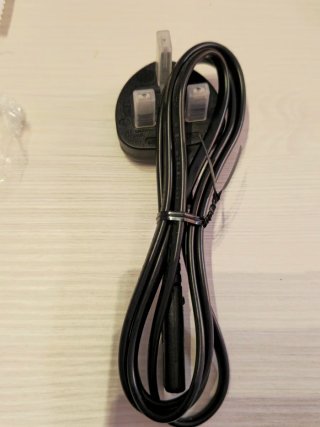 Cable Corriente 3 Pines Negro