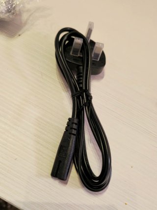 Cable Corriente 3 Pines Negro