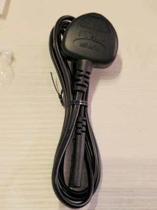 Cable Corriente 3 Pines Negro