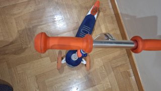 Patinete infantil 3 ruedas azul y naranja