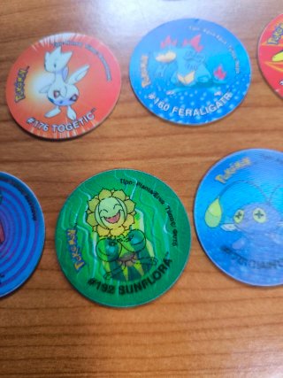 Tazos Pokémon Colección, Prof. Oak, holograficos.
