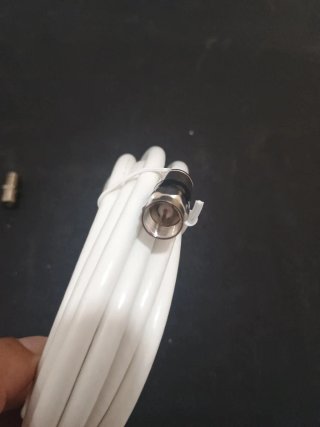 Cable Coaxial RG6 Blanco 3,5 mtr