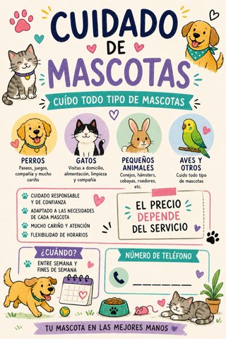 Cuidadora de mascotas