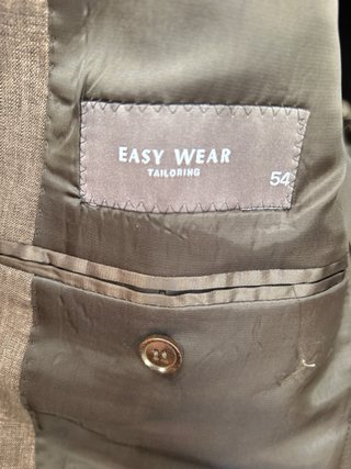Americana Lino Hombre Marrón T. 54