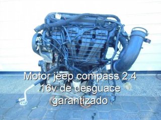 Motor jeep compass 2.4 16v de desguace garantizado