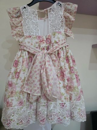 Abito bambina alta moda floreale