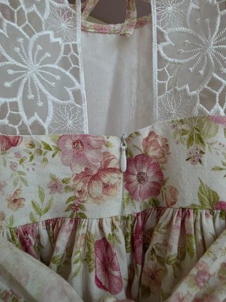 Abito bambina alta moda floreale