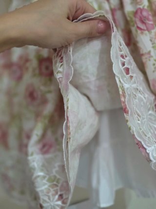 Abito bambina alta moda floreale