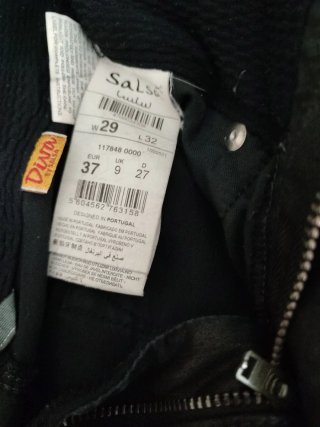 Pantalones Salsa Negro Talla 29/37